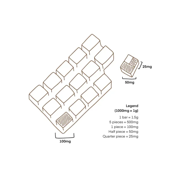 Micro Dark Matter Mushroom Chocolate Bar