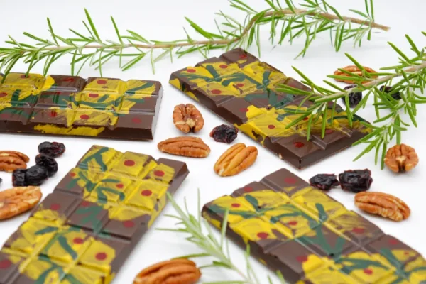 FESTIVE FEAST ENIGMA MUSHROOM CHOCOLATE BAR (HOLIDAY LIMITED EDITION)