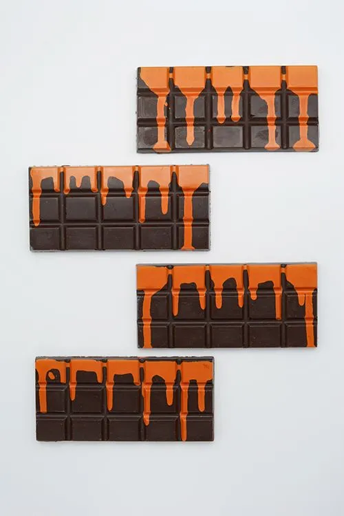 Orange Zest Vegan Drip Mushroom Chocolate Bar Orange Zest Vegan Drip Mushroom Chocolate Bar