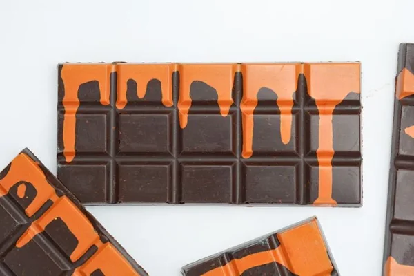 Orange Zest Vegan Drip Mushroom Chocolate Bar Orange Zest Vegan Drip Mushroom Chocolate Bar