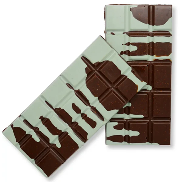 Peppermint Twist Mushroom Chocolate Bar