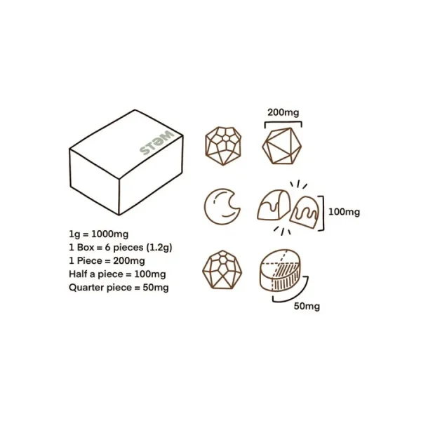 Stem Premium Assorted Mushroom Chocolate Box